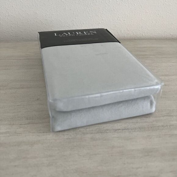 Lauren Ralph Lauren Gray Flannel Set Of Two Standard Pillowcases Grey - Picture 4 of 4